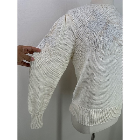 Joann Bryant Beaded Embroidered Butterfly Sweater - Picture 6 of 12